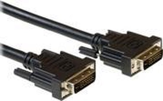 Ewent EW9835 DVI kabel 2 m DVI-D Zwart