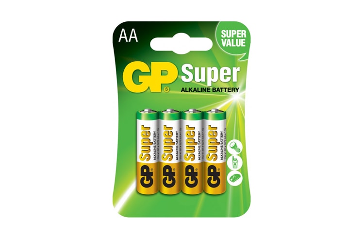 Alkaline Batterij AA 1.5 V Super 4-Blister