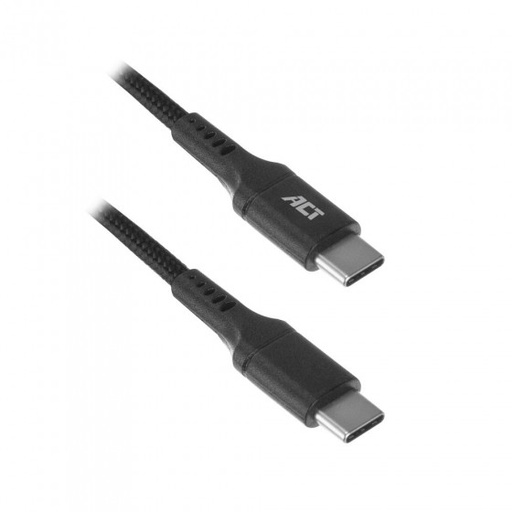 [AC3096] USB-C - USB-C 1M kabel Zwart