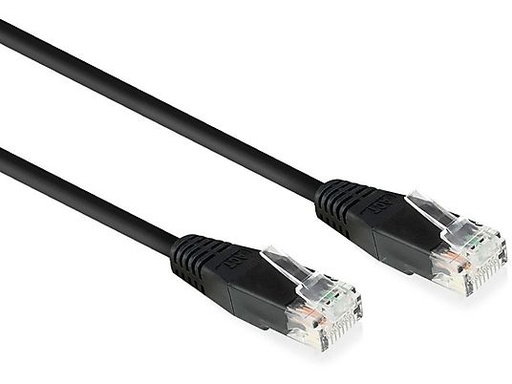 [AC4015] ACT netwerkkabel | Cat6 | U/UTP (UTP) | 15 m | Zwart | AC4015
