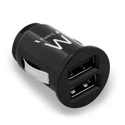 [EW1220] Ewent EW1220 oplader voor mobiele apparatuur Zwart Auto