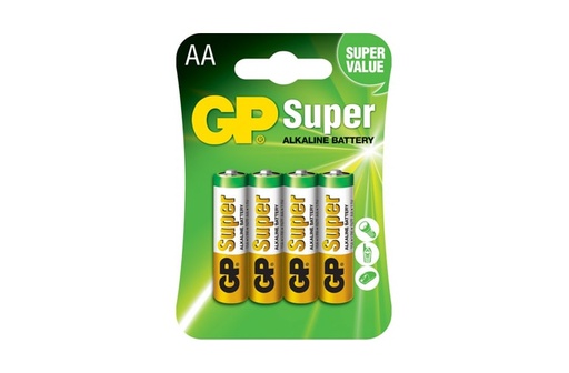 [GPB1022] Alkaline Batterij AA 1.5 V Super 4-Blister