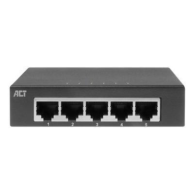 [AC4415] ACT AC4415 | Unmanaged Switch | 5 Poorten | Gigabit Ethernet | Grijs