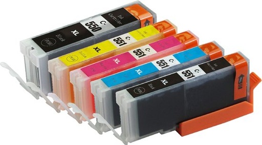 [11011129] SecondLife - Multipack Canon 550 Black & 551 Serie