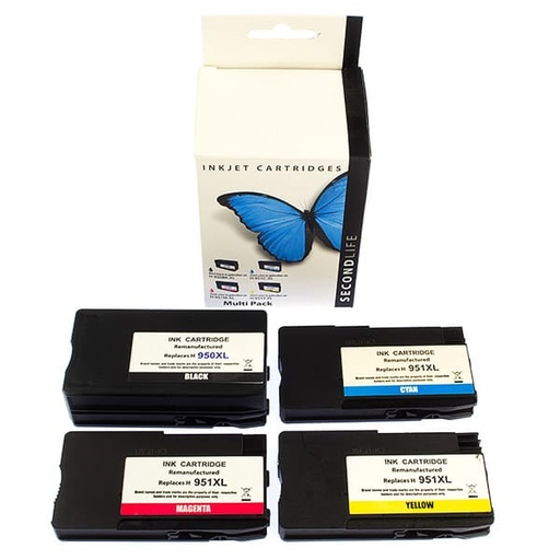 [11111389] SecondLife - Multipack HP 950 / 951 BK  C  M & Y