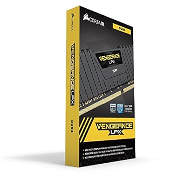 [CMK8GX4M2A2400C14] DDR4 2400MHz 8GB 2 x 288 DIMM Unbuffered 14-16-16-31 Vengeance LPX Black Heat spreader 1.20V