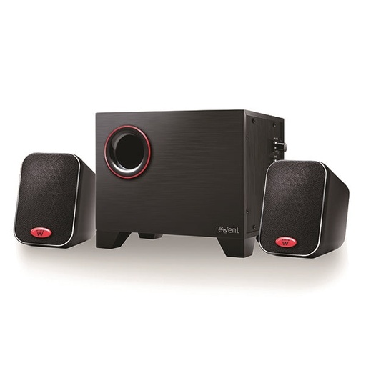 [EW3505] Ewent EW3505 luidspreker set 15 W Zwart 2.1 kanalen